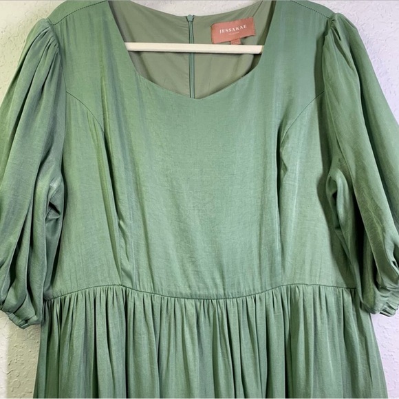 JESSAKAE Green Freshly Picked Frock Prairie Maxi Dress Size 2XL - Picture 3 of 7